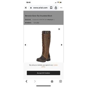 Ariat Two-Tone Lace Up Boots